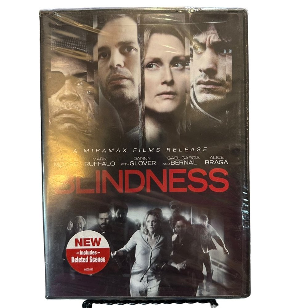 Blindness DVD Movie Rated R Bonus Features Julianne Moore Mark Ruffalo Danny Glo